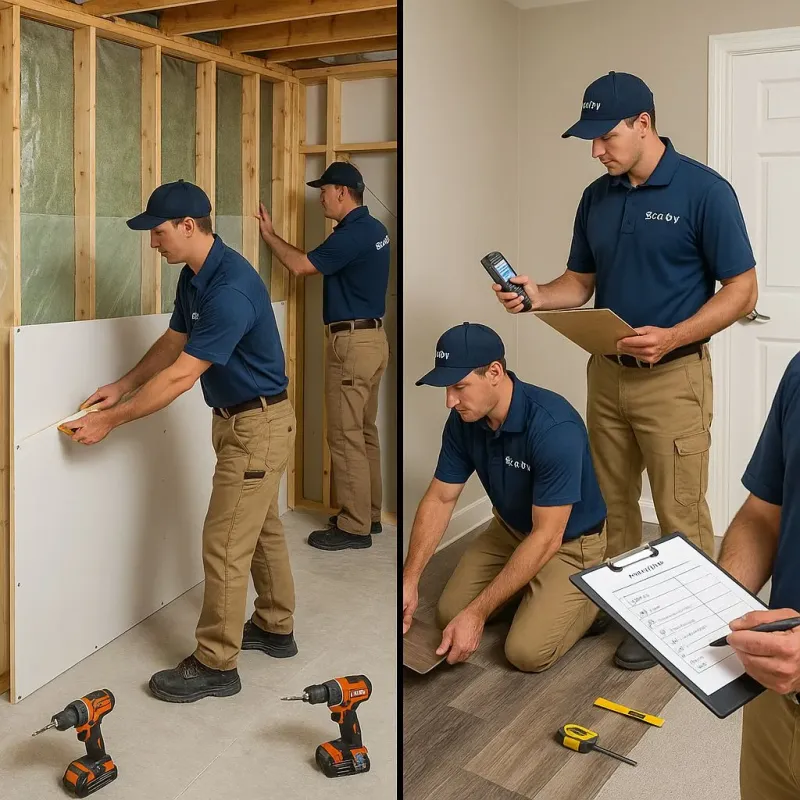 Repairs and Reconstruction process in West Newton, PA